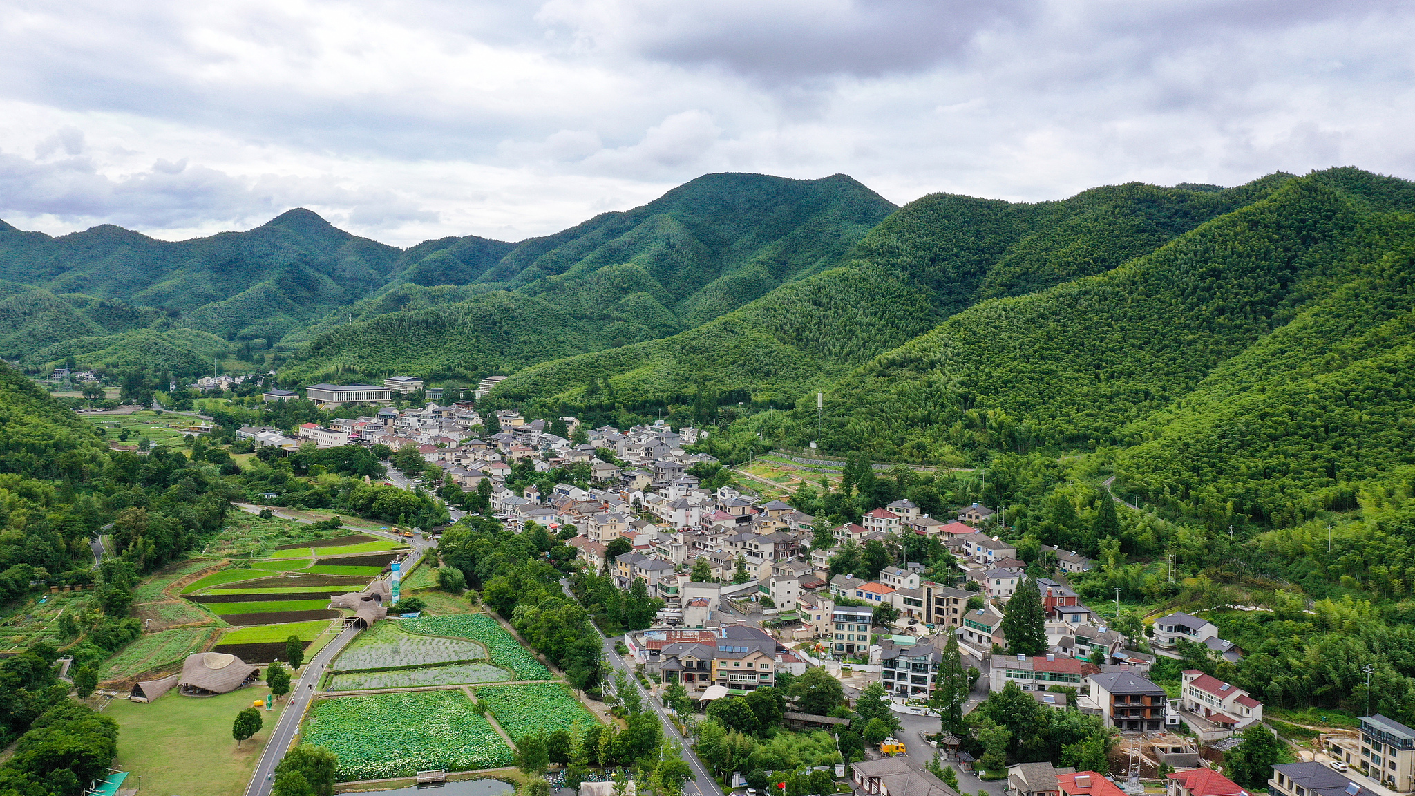 A view of Anji, China, July 26, 2024. /VCG