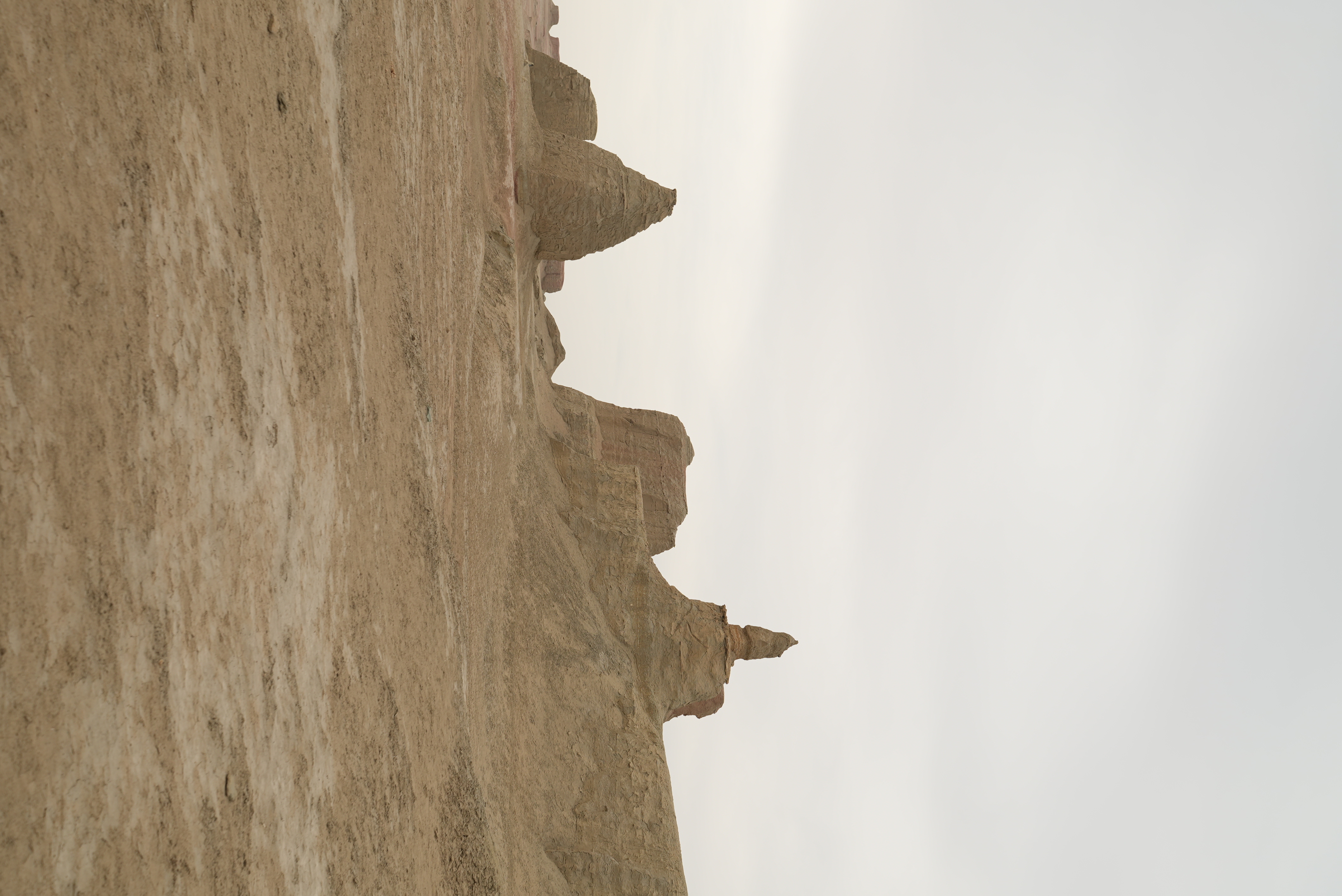 Wind-sculpted rocks of Urho Ghost City in Xinjiang /CGTN