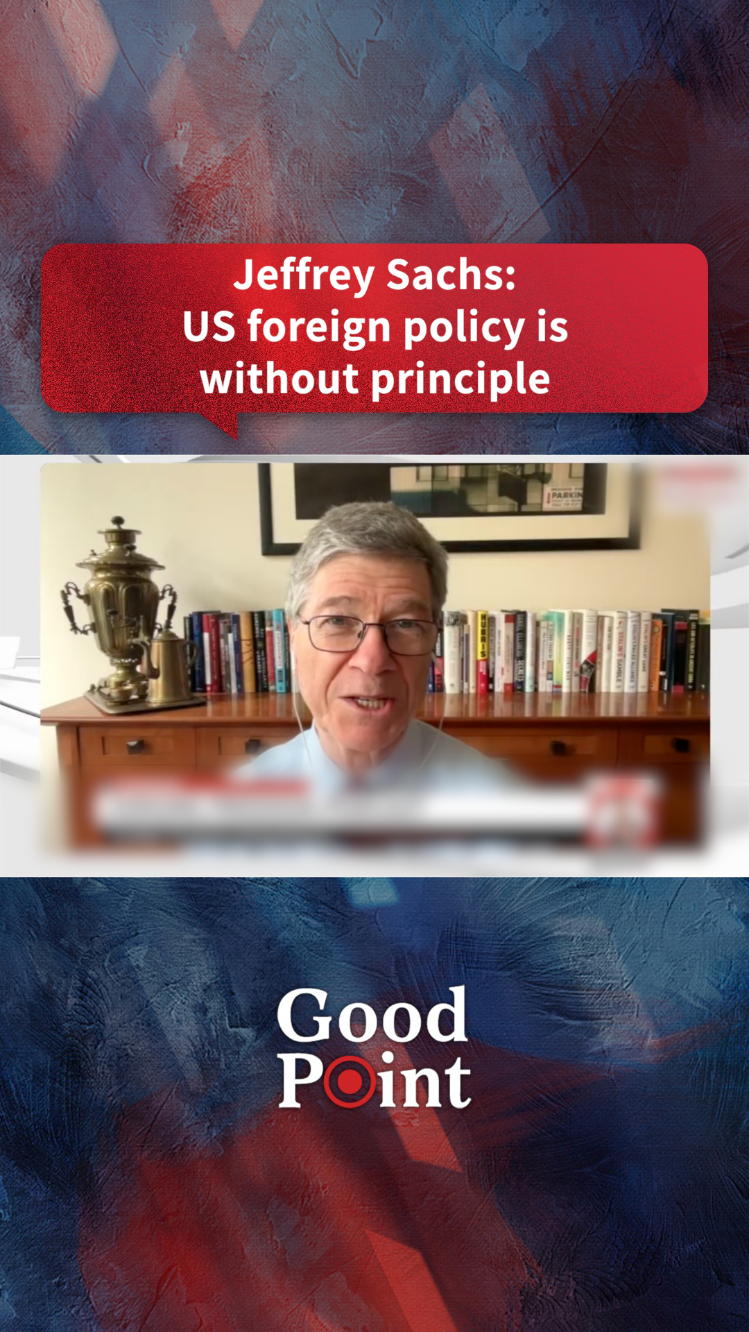 Jeffrey Sachs: US foreign policy is without principle