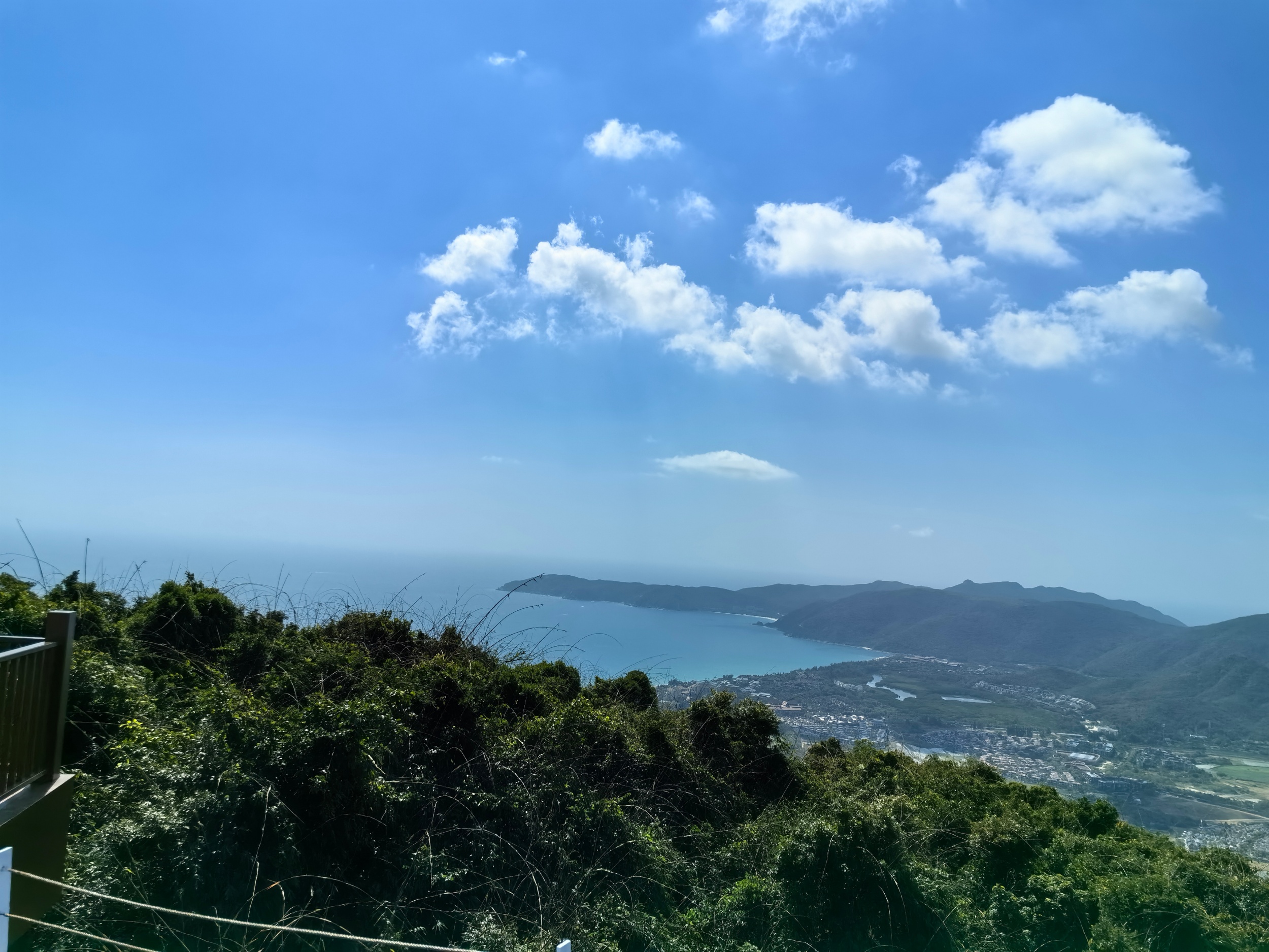 A view of Yalong Bay Tropical Paradise Forest Park is seen in Sanya, south China's Hainan Province, in January 2024. /CGTN