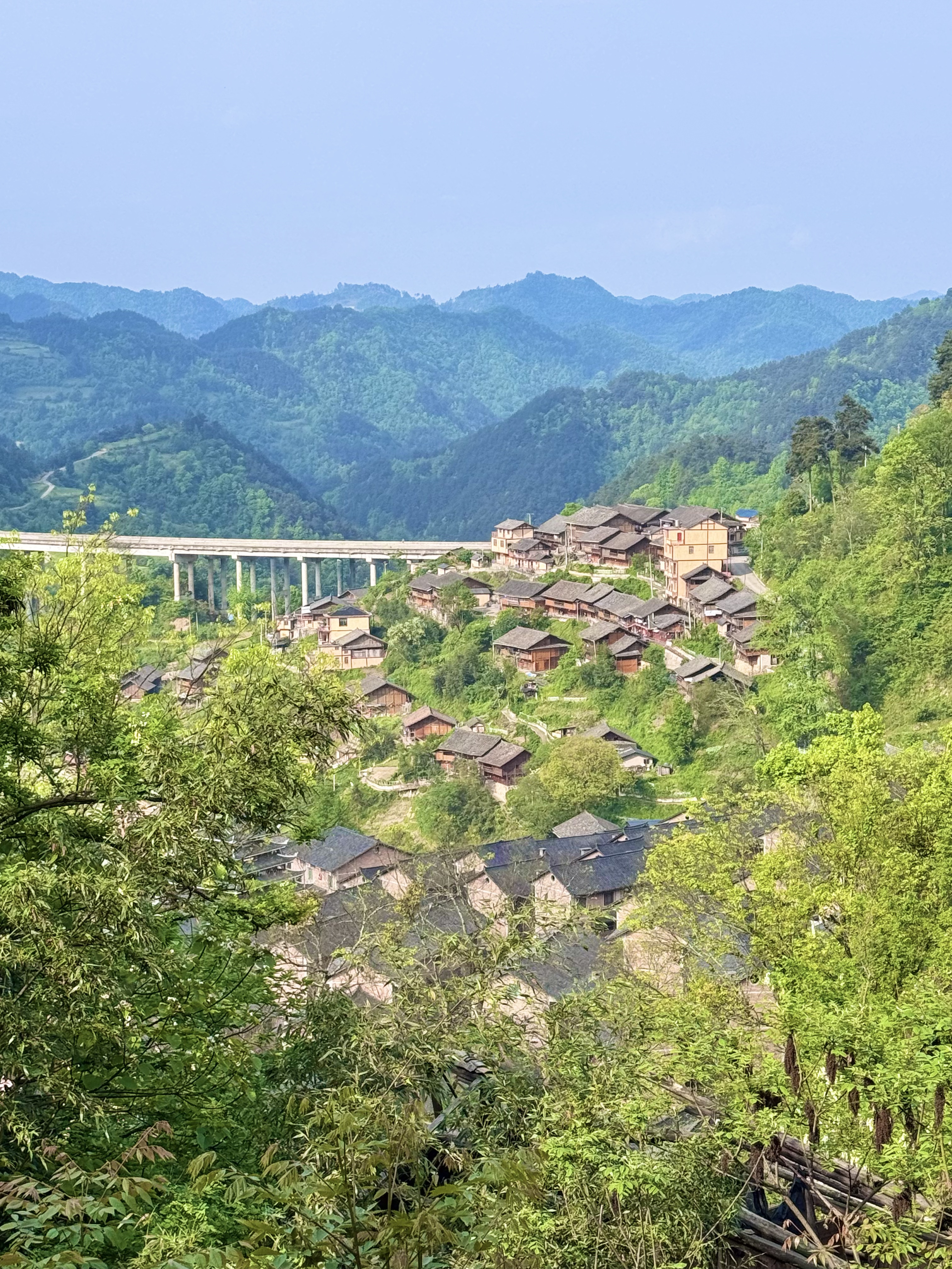 Baojing Dong village in Zhenyuan county, Guizhou province. /CGTN