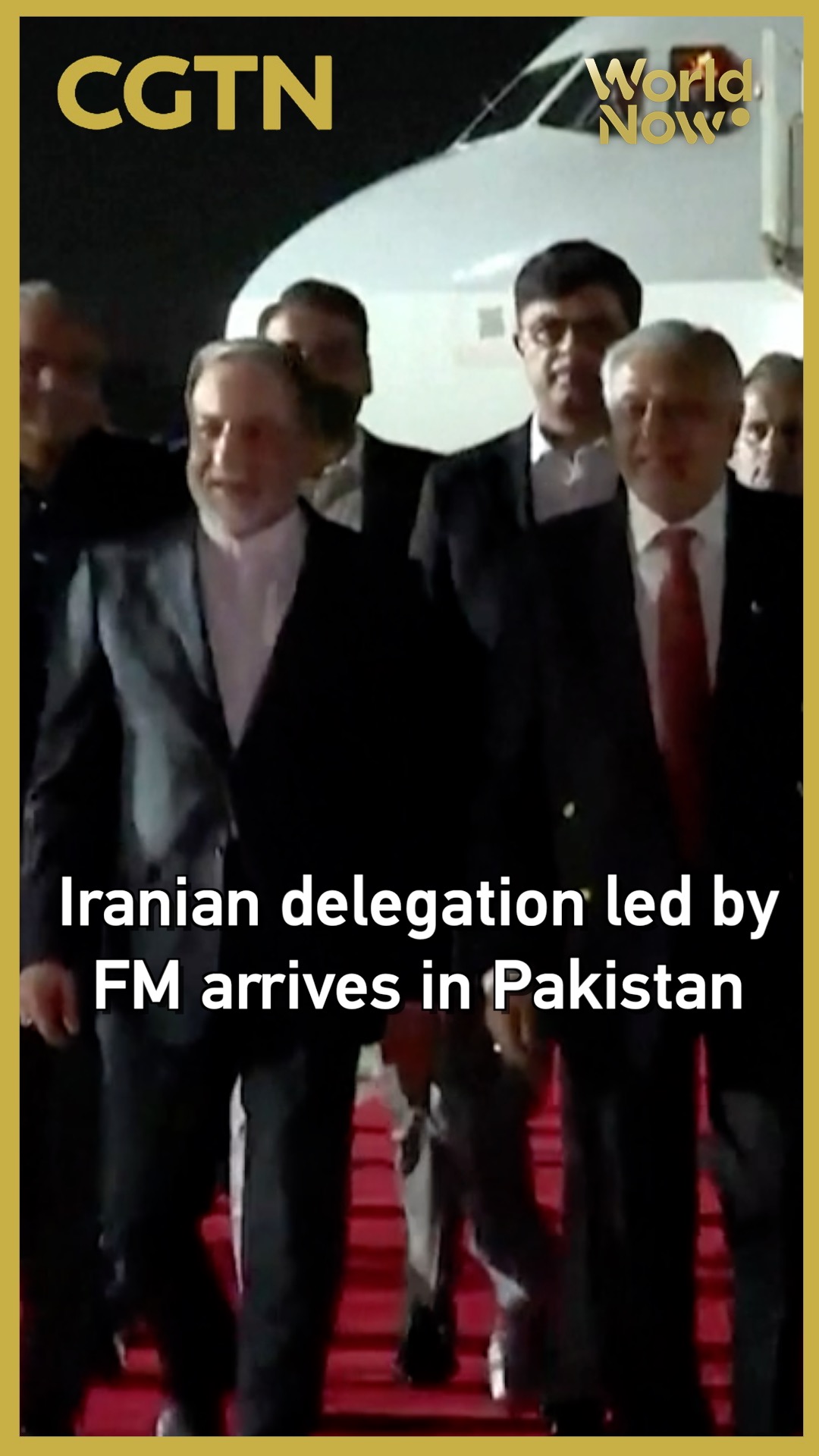 Iranian delegation led by FM arrives in Pakistan