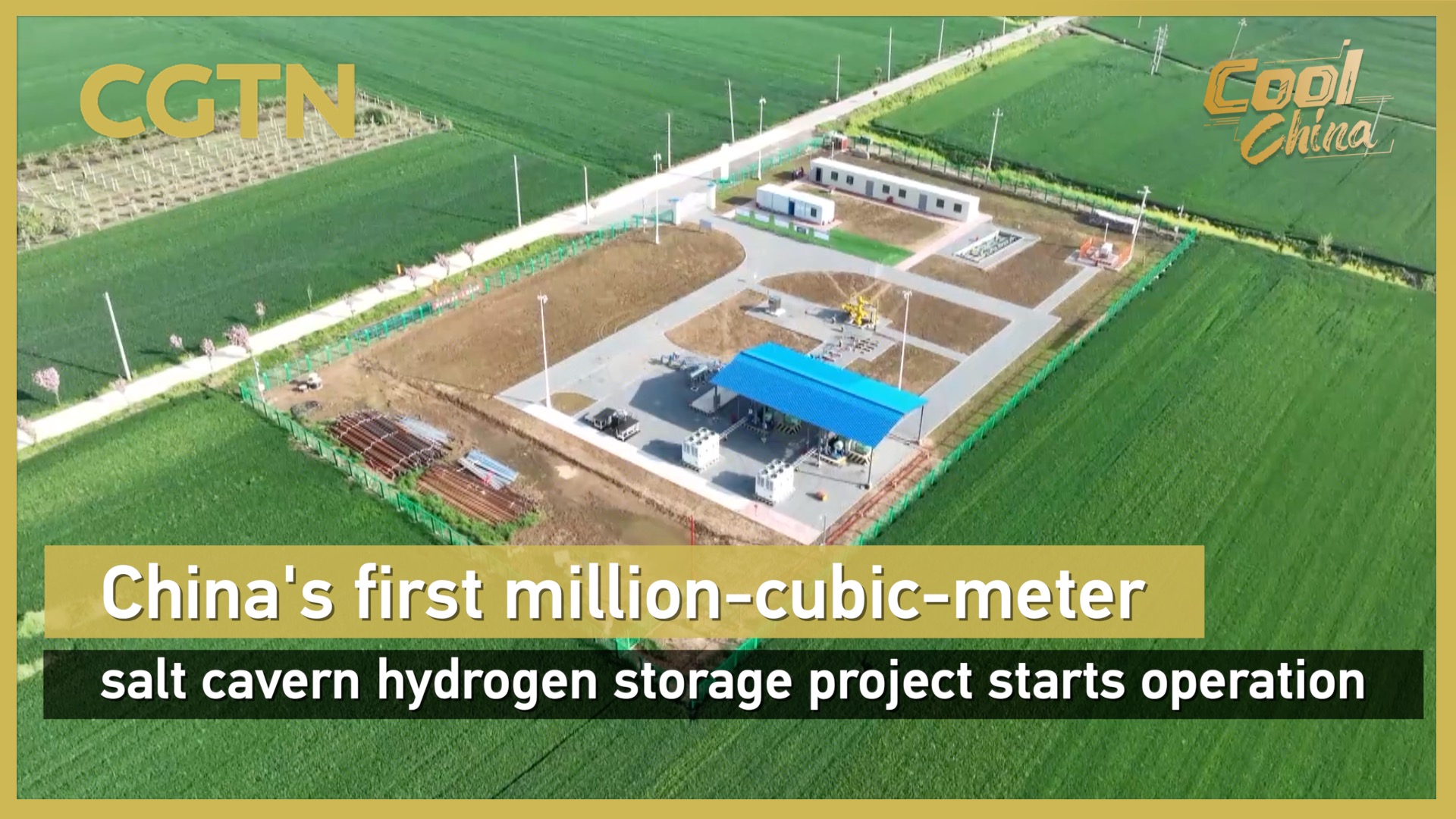 China's first million-cubic-meter salt-cavern hydrogen storage project starts operation