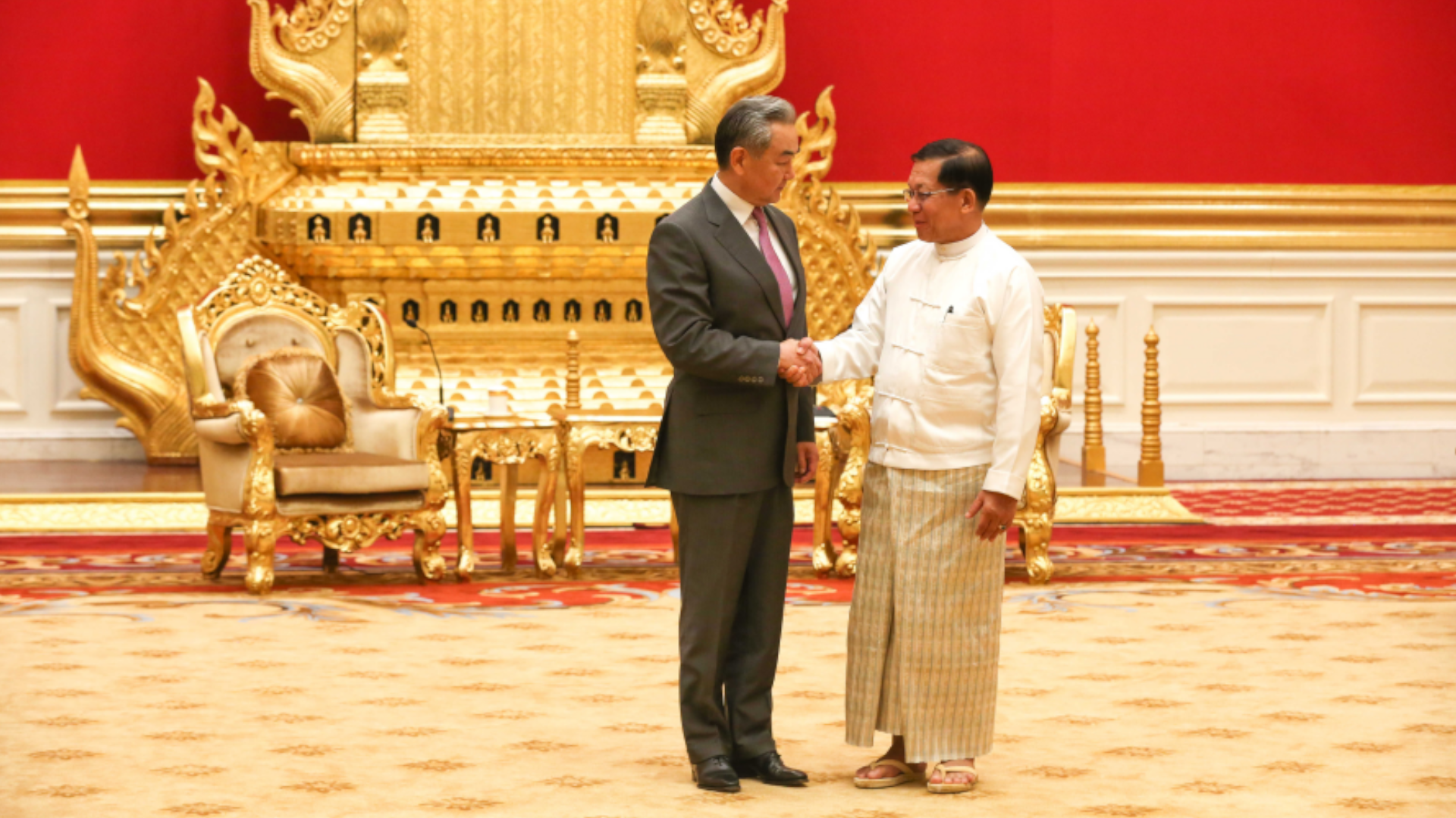 Chinese FM meets president of Myanmar in Naypyidaw