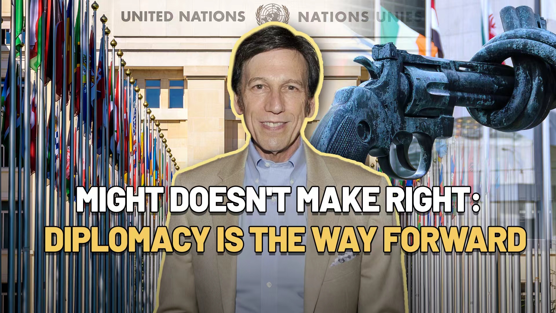 Might doesn't make right: Diplomacy is the way forward
