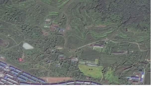 Satellite images of the minefield in Qitaihe in northesat China's Heilongjiang Province in 2025. /Ministry of Ecology and Environment