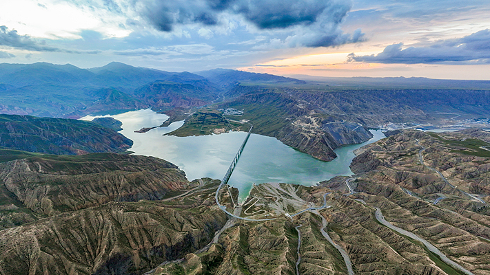 A view of Yangqu hydropower station, northwest China's Qinghai Province, September 1, 2024. /VCG