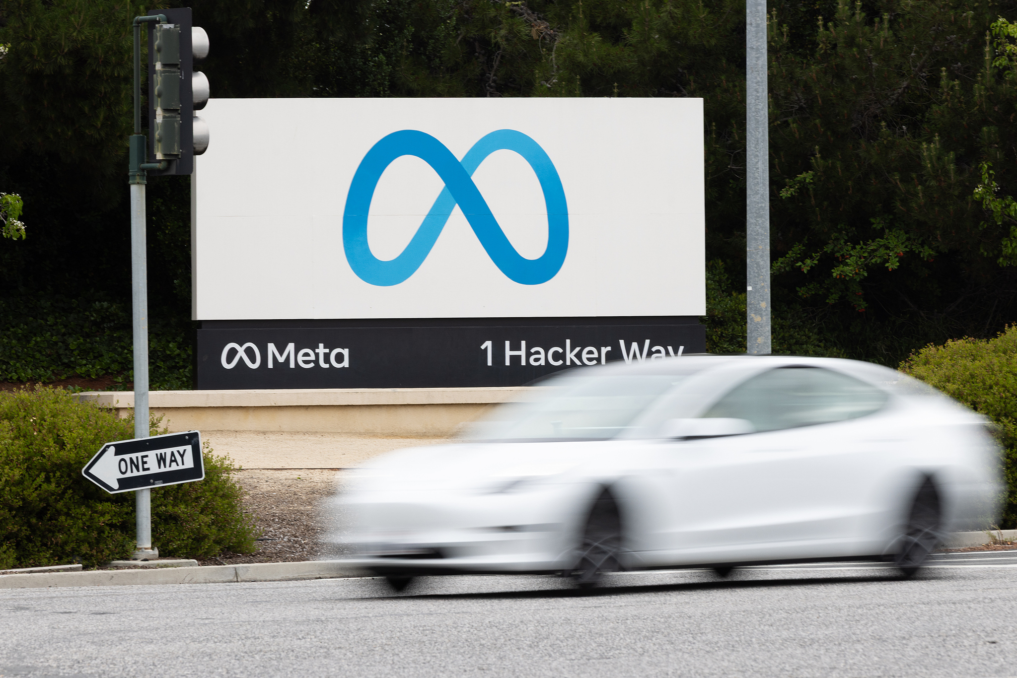 The view of the Meta headquarters in Menlo Park, California, United States, April 26, 2026. / VCG