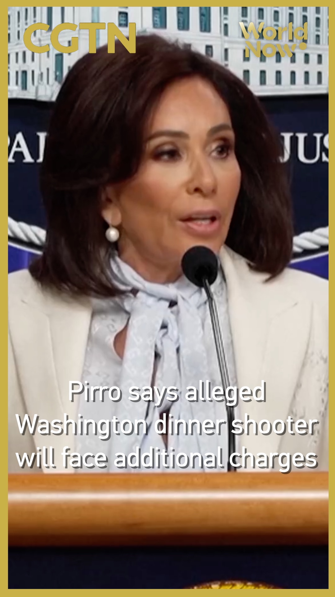Pirro says Washington dinner shooter will face additional charges