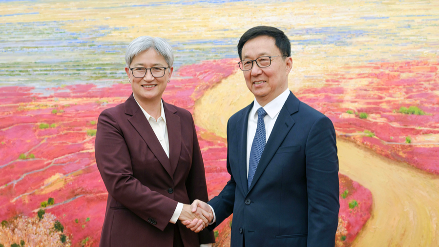 Chinese VP meets Australian foreign minister to talk bilateral ties
