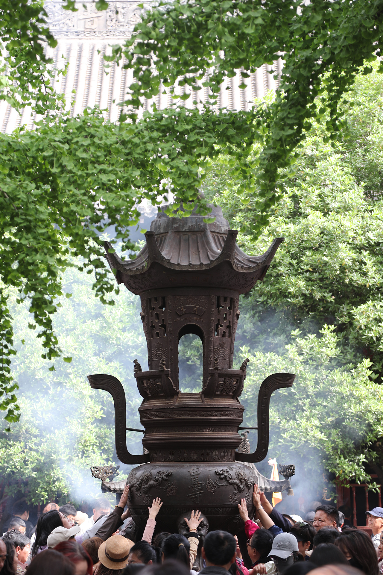 A view of White Horse Temple in Luoyang, Henan Province. /CGTN