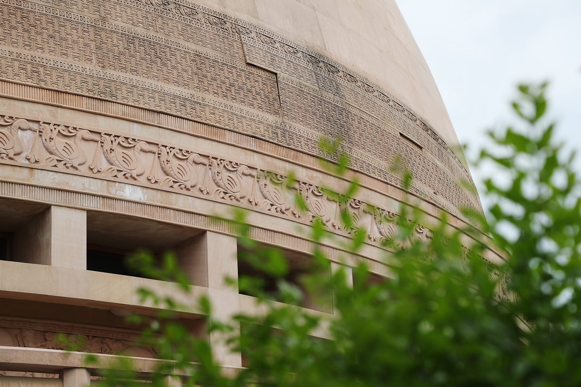 A view of the Indian-style Buddhist temple at White Horse Temple in Luoyang, Henan Province. /CGTN
