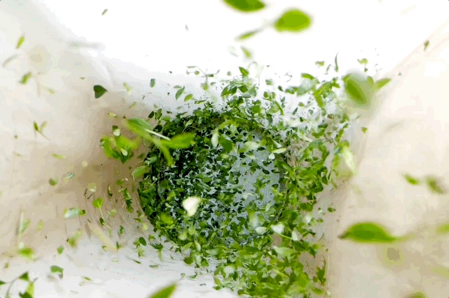 A production line is seen in a matcha processing factory. /UpGuizhou