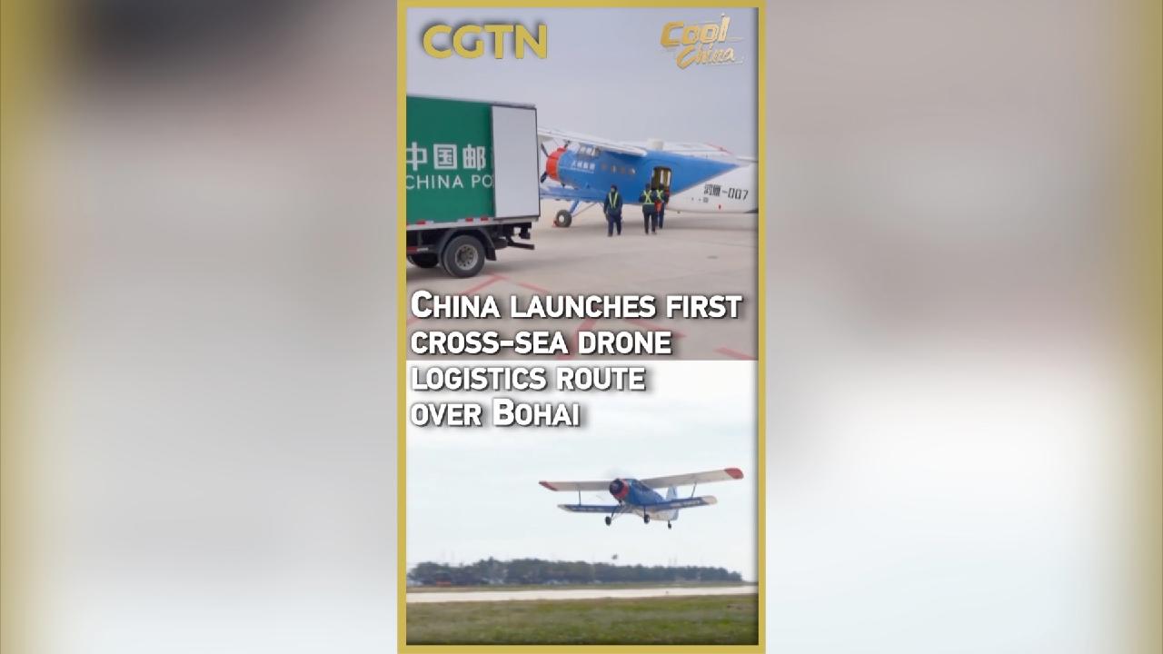 China launches first cross-sea drone logistics route over Bohai