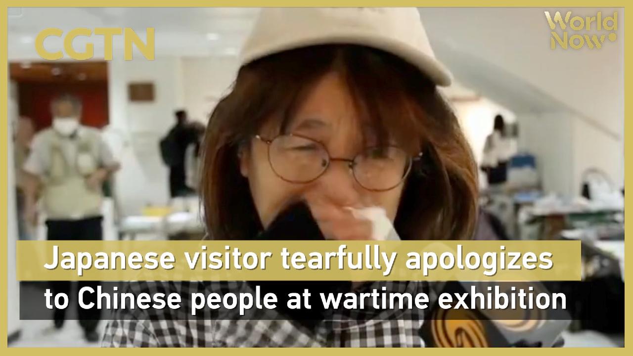 Japanese visitor apologizes to Chinese people at wartime exhibition
