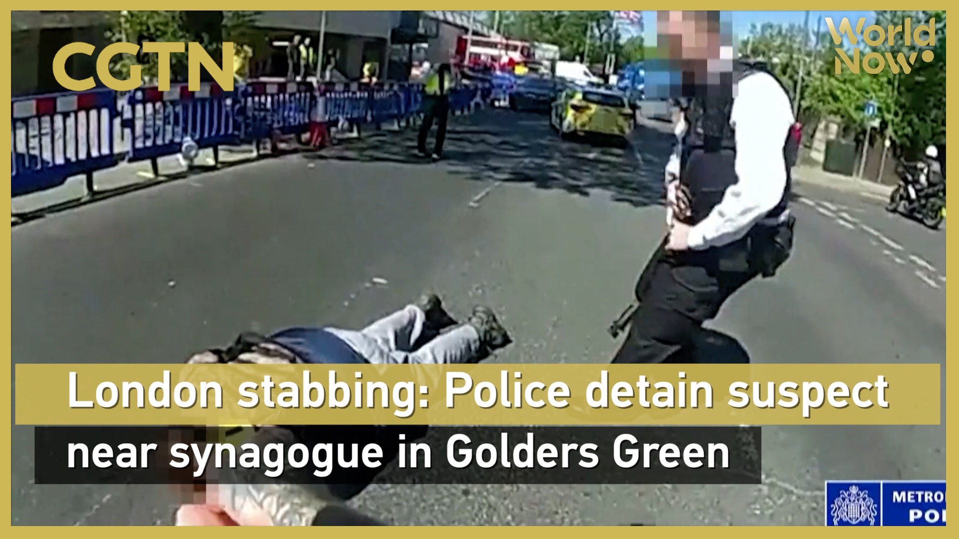 London stabbing: Police detain suspect near synagogue in Golders Green
