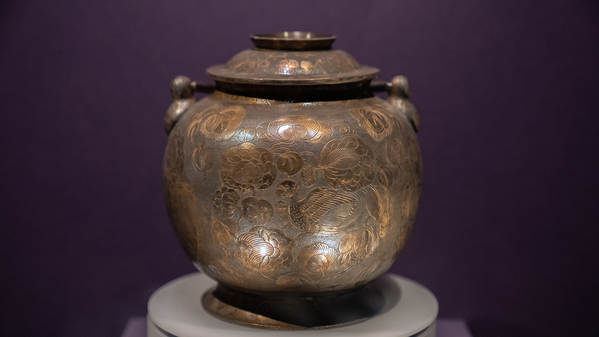 Parrot, gold and elixir: The Tang Dynasty silver jar with loop handle