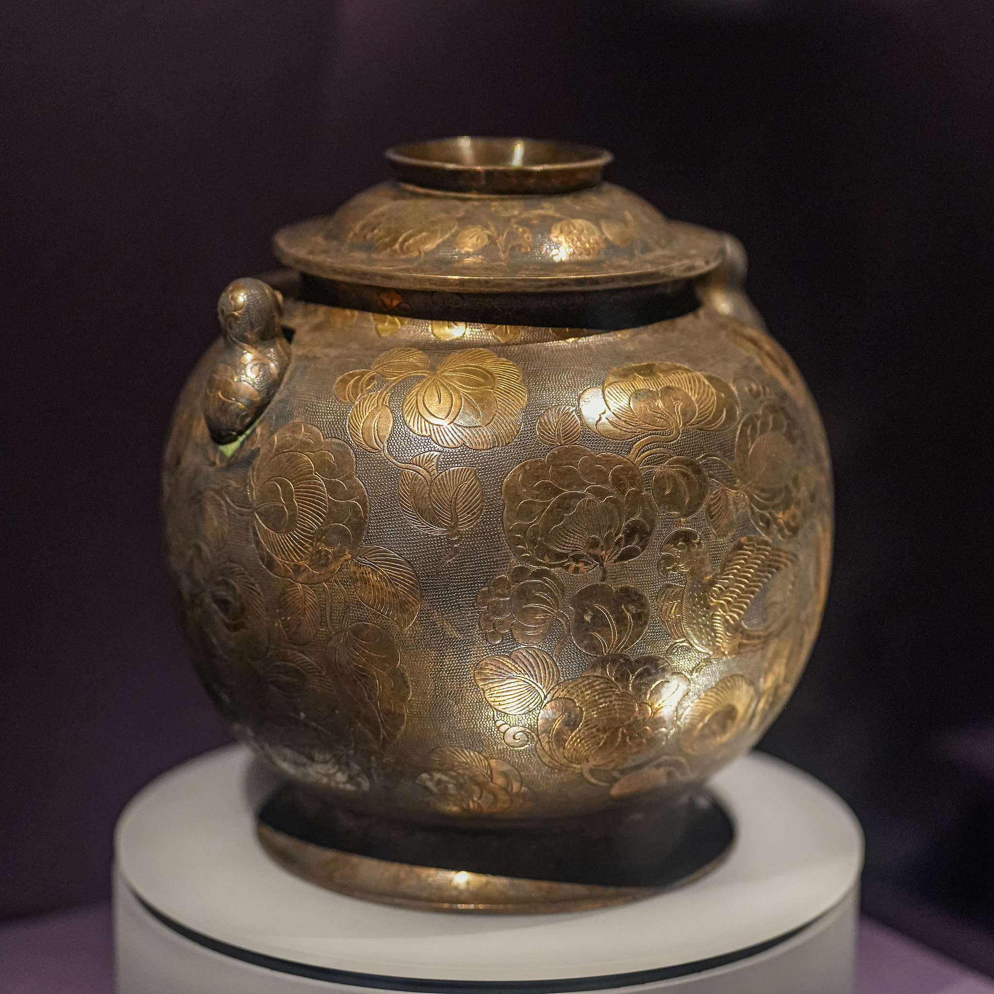 Parrot, gold and elixir: The Tang Dynasty silver jar with loop handle