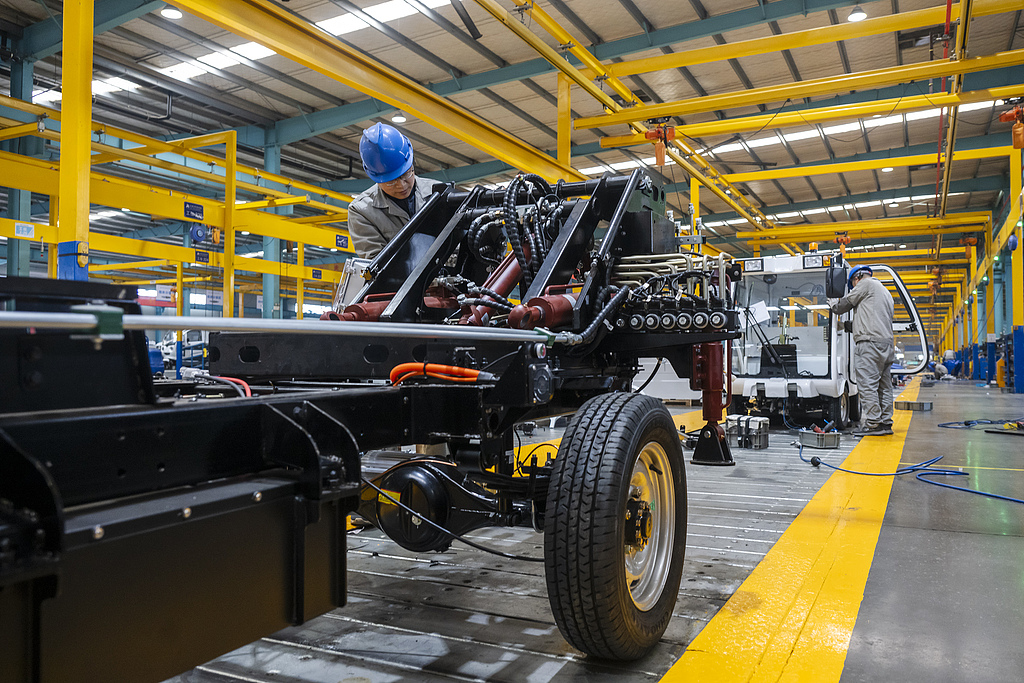 A new energy vehicle factory in China's Wuhu, Anhui Province, March 17, 2026. /VCG