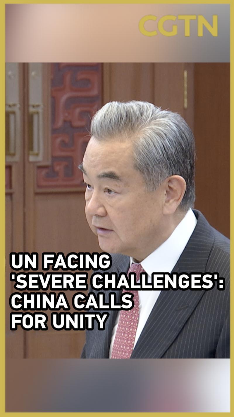 UN facing 'severe challenges': China calls for unity