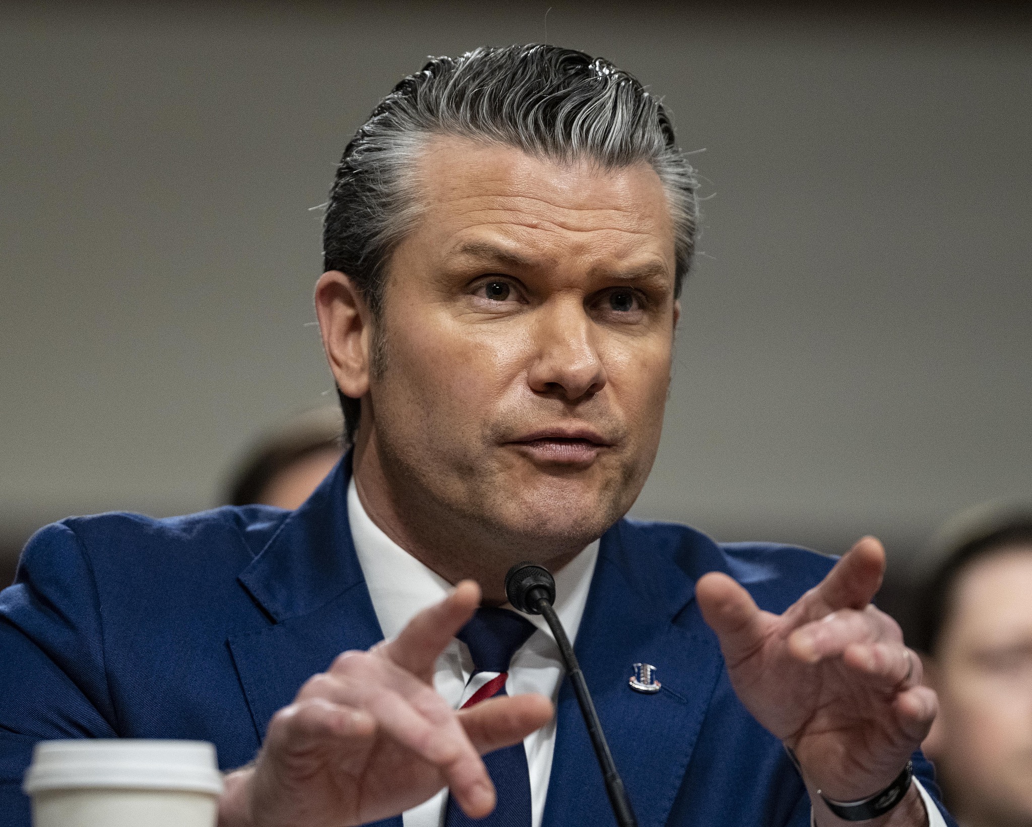 US Defense Secretary Pete Hegseth during a hearing in Washington, DC, US, April 30, 2026. /VCG