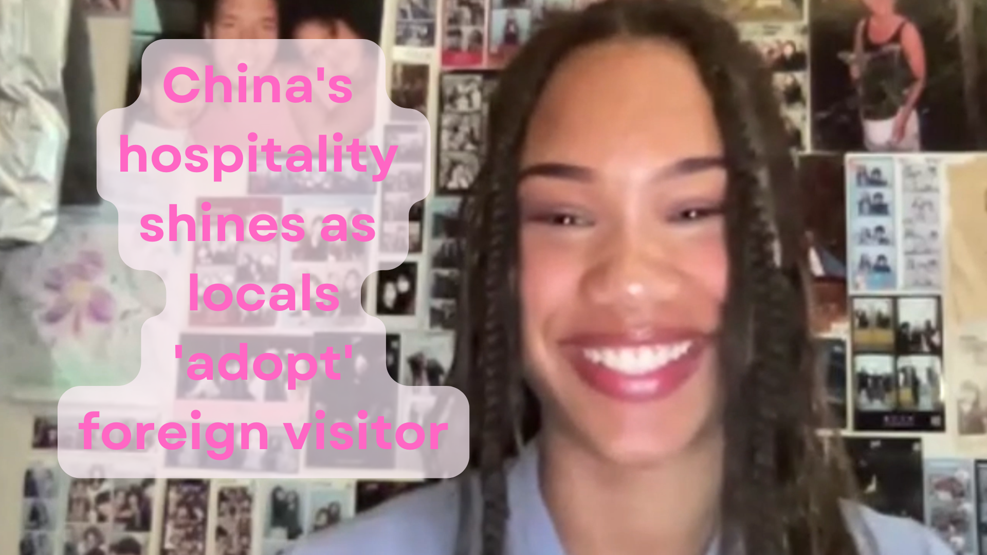 China's hospitality shines as locals 'adopt' foreign visitor