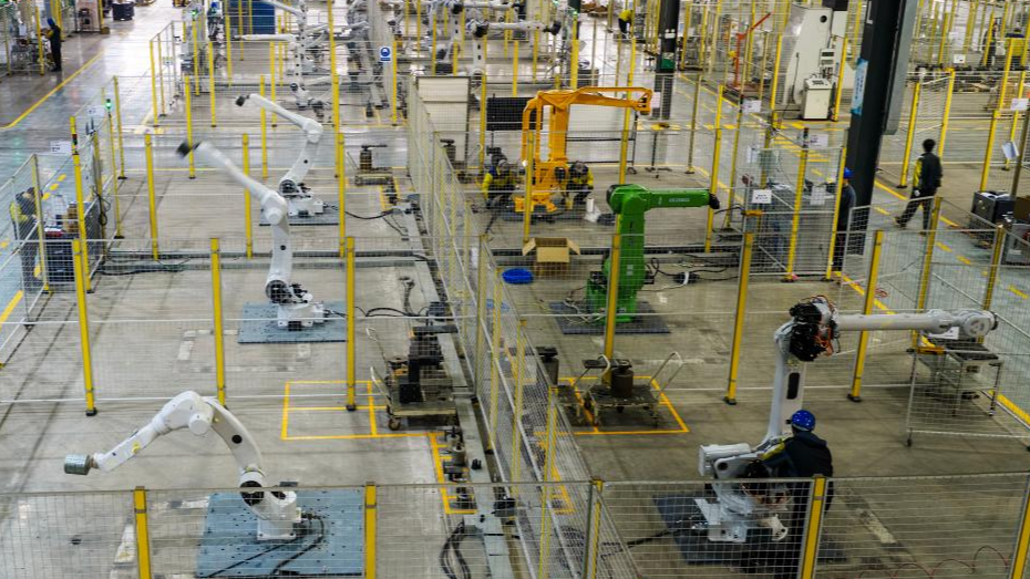 An industrial robot manufacturing workshop at Efort Intelligent Robot Co., Ltd. in Wuhu, east China's Anhui Province, November 21, 2025. /Xinhua