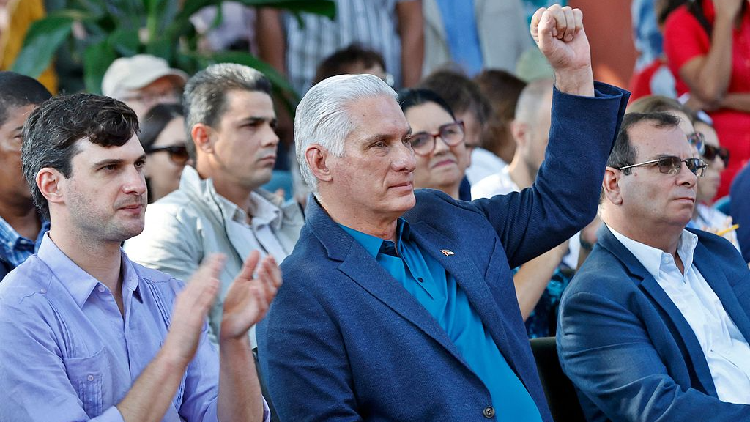Cuban president slams new US sanctions as 'genocidal blockade'