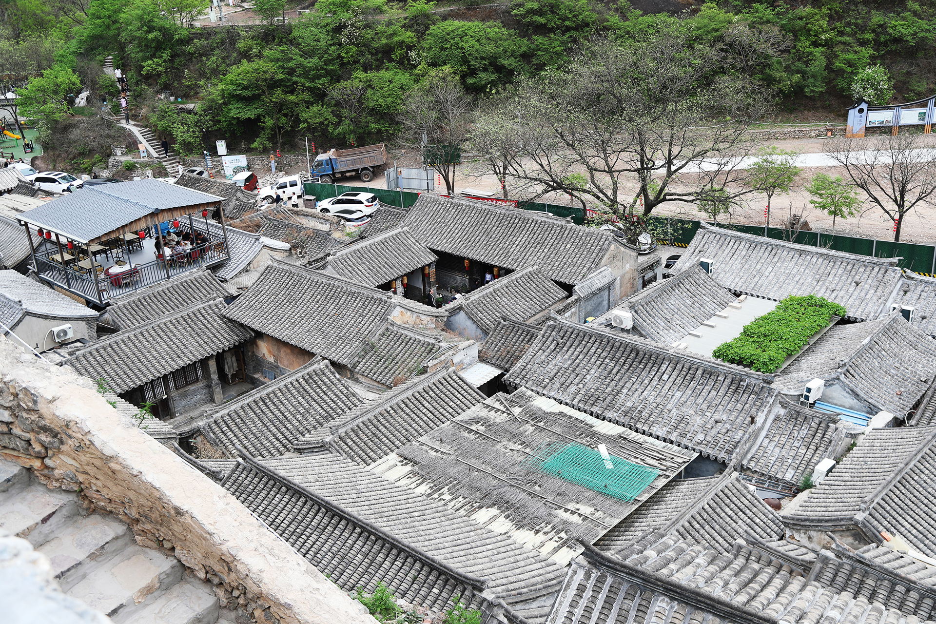 A view of Cuandixia Village in Beijing's Mentougou District. /CGTN