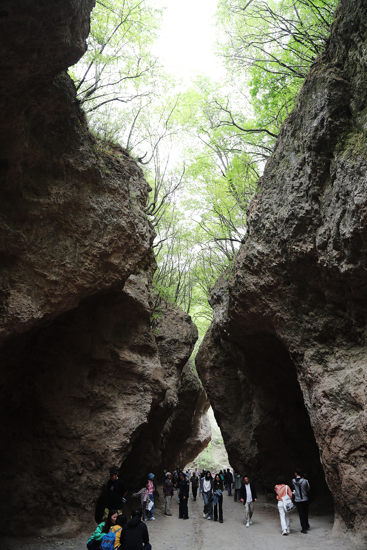 Visitors walk through Yixiantian, the 