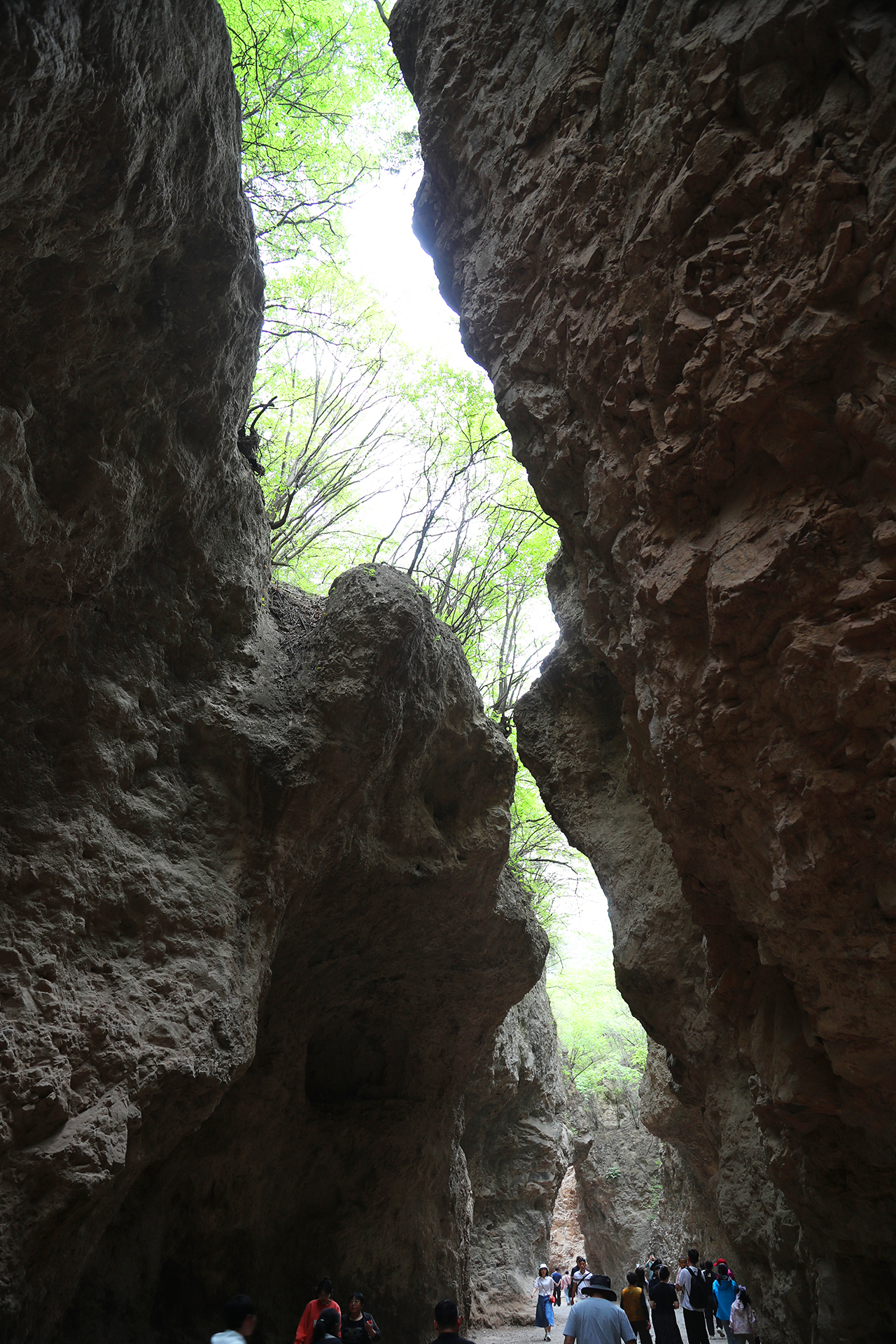 Visitors walk through Yixiantian, the 