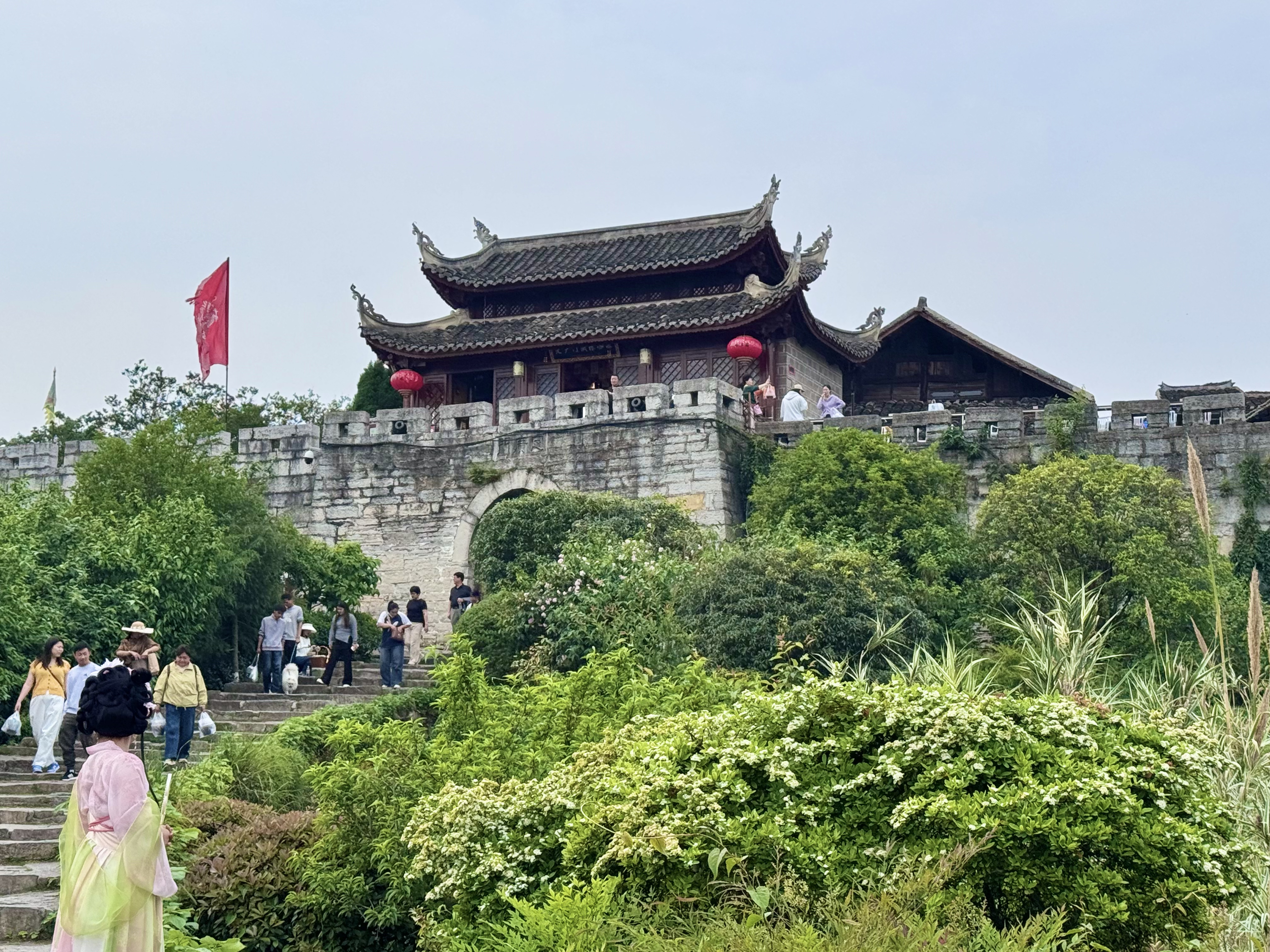 Qingyan Ancient Town. /CGTN