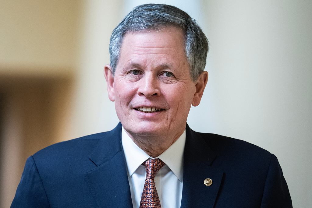 File photo of US Senator Steve Daines. /VCG