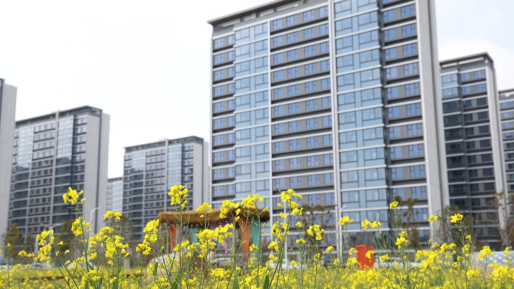 Residential properties on display in Shanghai, March 29, 2026. /VCG