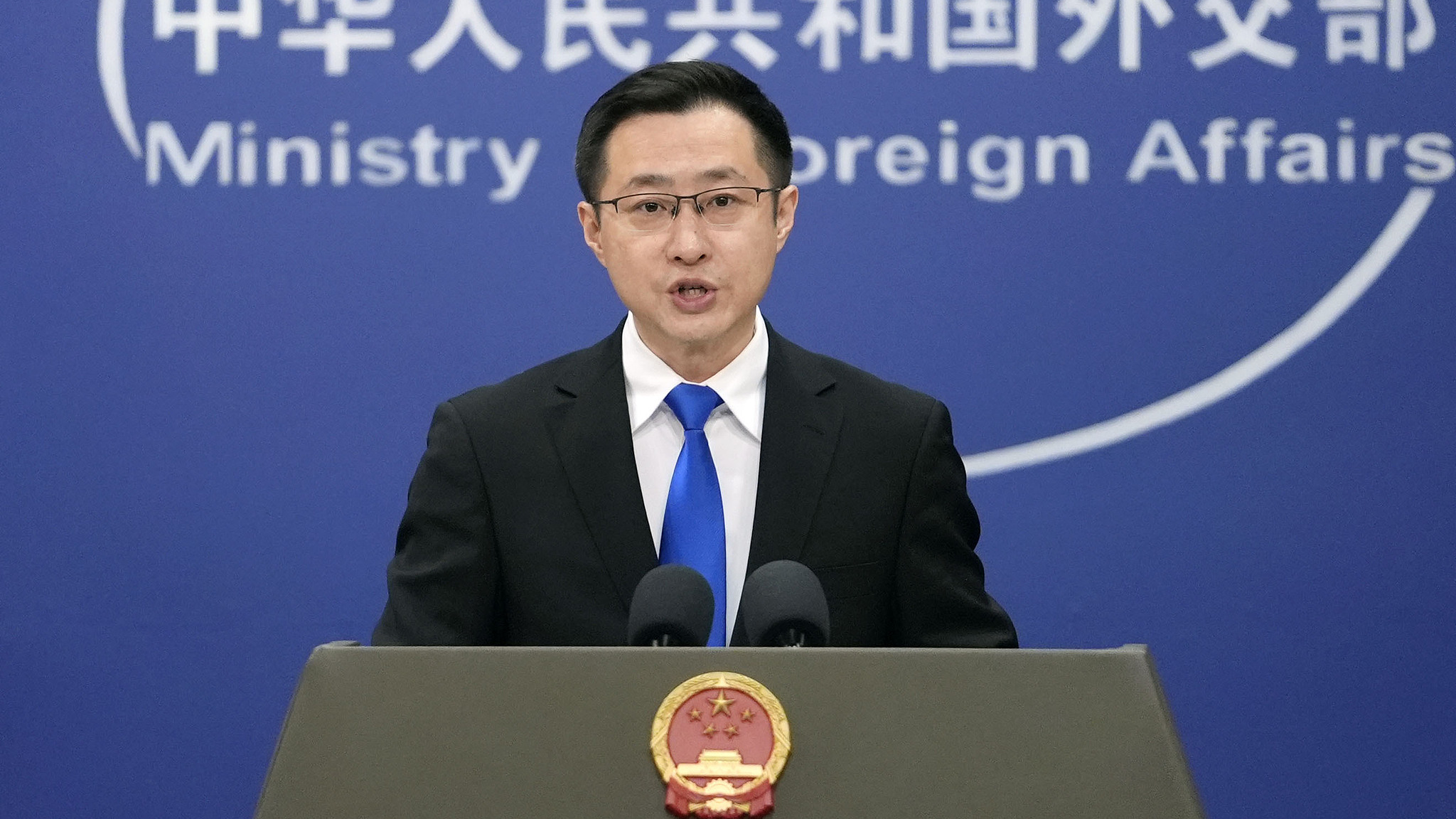 A file photo of Chinese Foreign Ministry spokesperson Lin Jian. /VCG