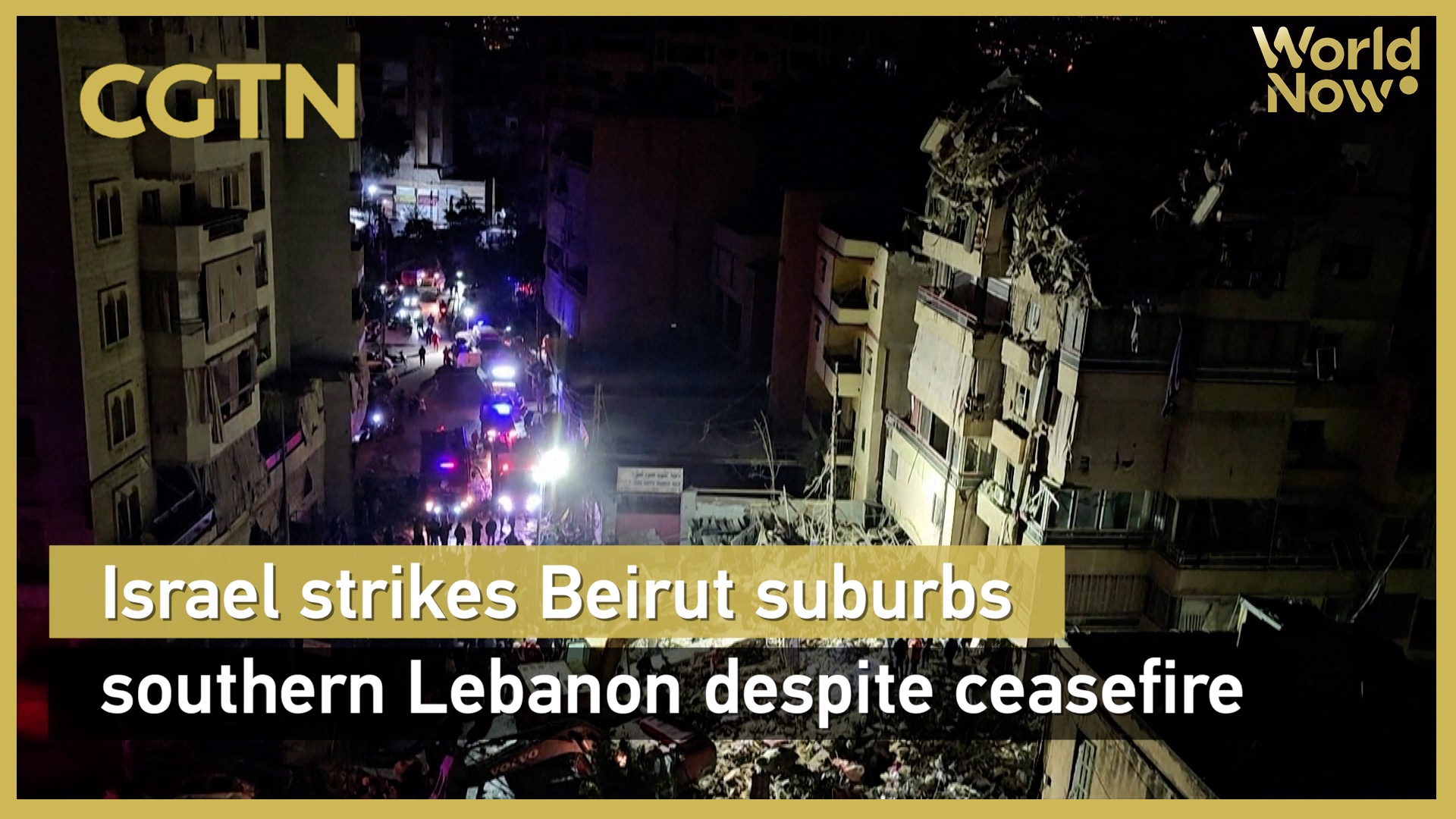 Israel strikes Beirut suburbs, southern Lebanon despite ceasefire