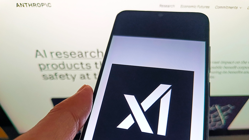 The logos of xAI and Anthropic. /VCG