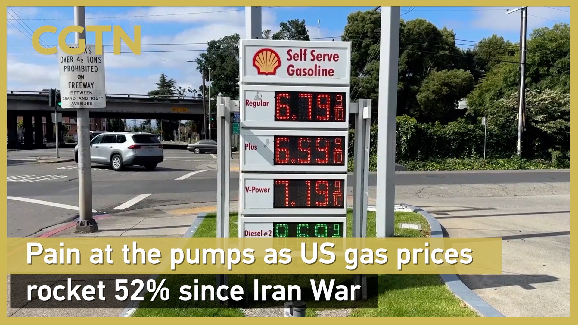 Pain at the pumps as US gas prices rocket 52% since Iran war