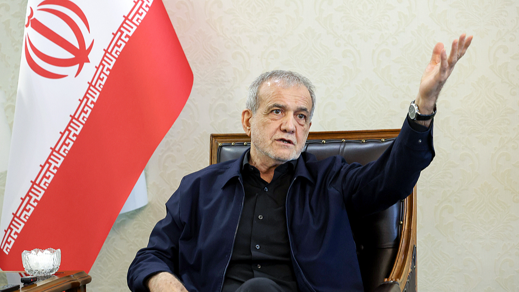 Pezeshkian says he recently met Supreme Leader Mojtaba Khamenei