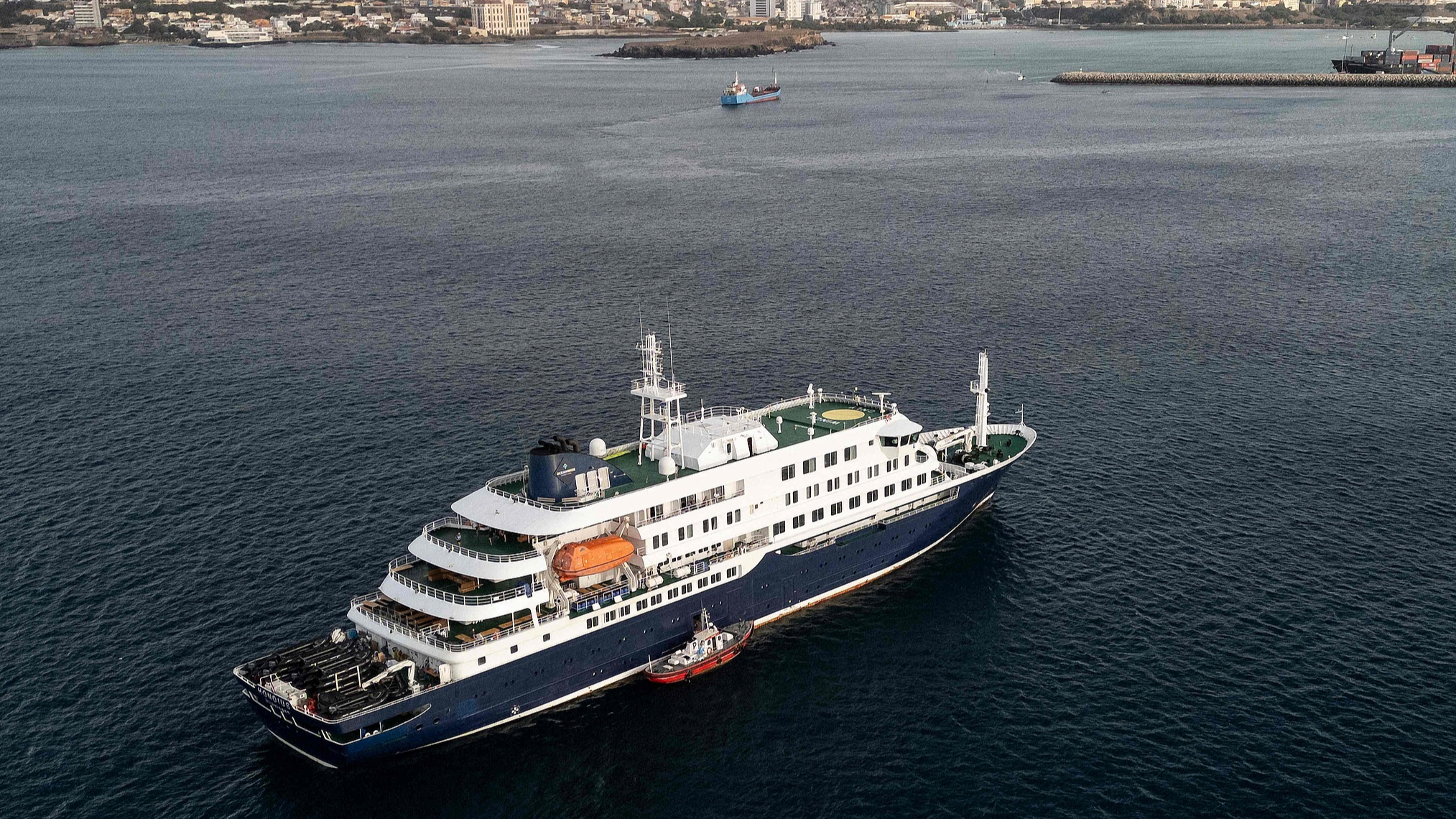 The cruise ship Hondius. /VCG