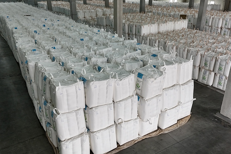 The Zhengzhou ASEAN Cassava Starch Distribution Center at the Zhengzhou Airport Economy Zone in Henan Province, central China, March 28, 2026. /CFP