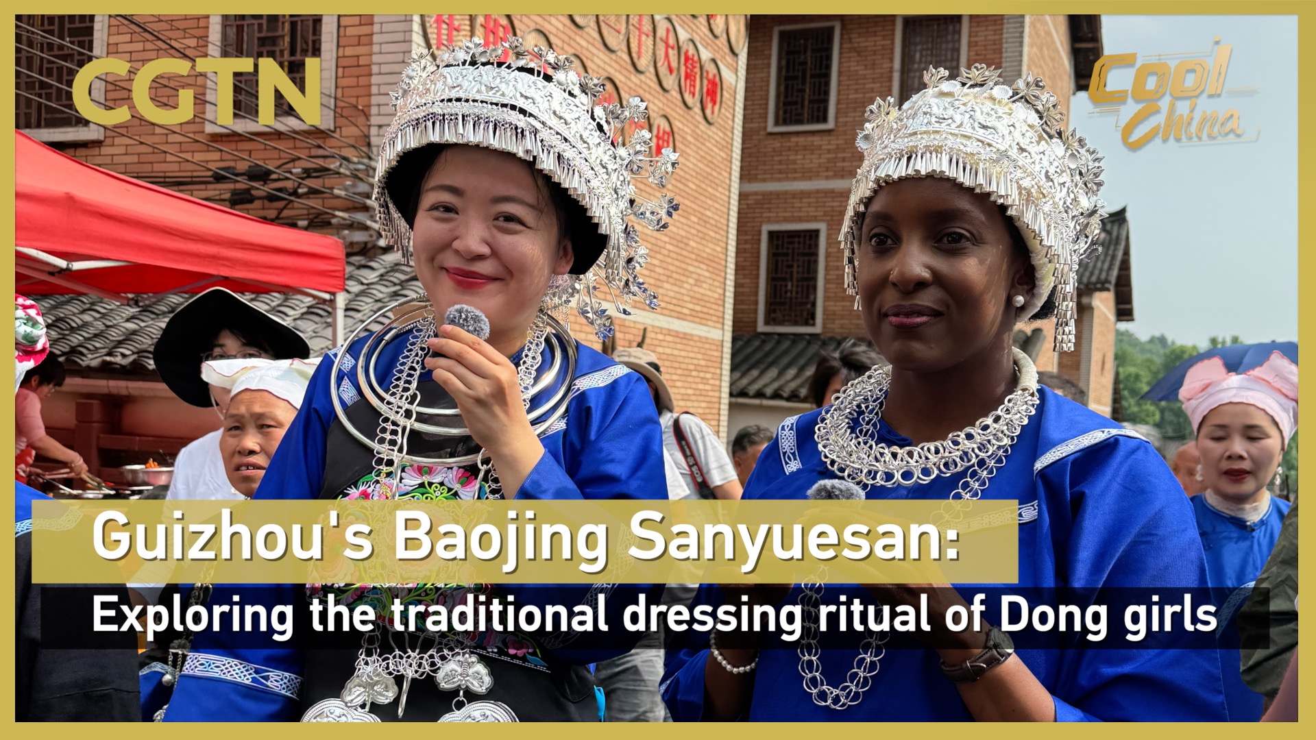 Exploring the traditional dressing ritual of Dong girls