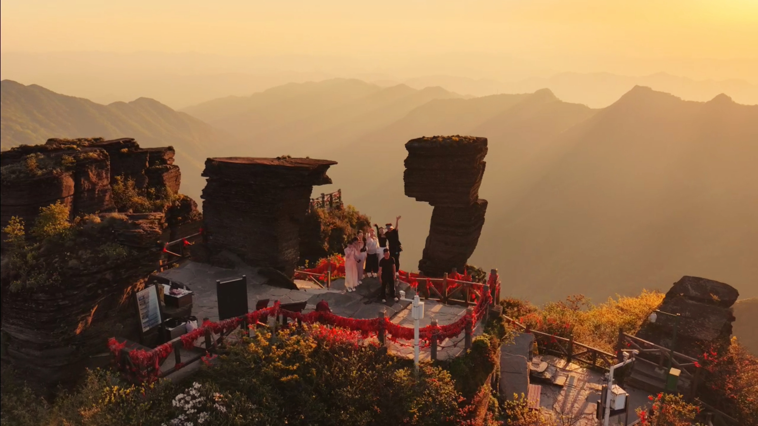 Mount Fanjing is seen in southwest China's Guizhou Province on May 5, 2026. /Tongren Media Convergence Center