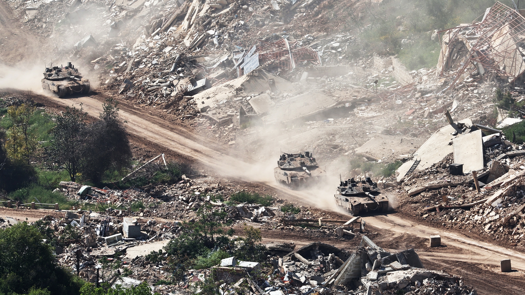 Israeli army says it struck over 85 Hezbollah sites in Lebanon