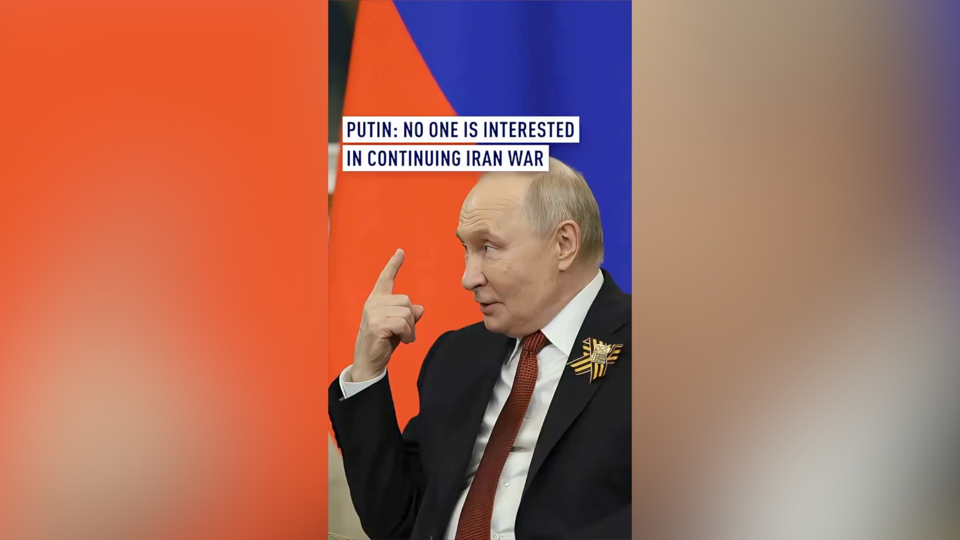 Putin: No one is interested in continuing Iran war