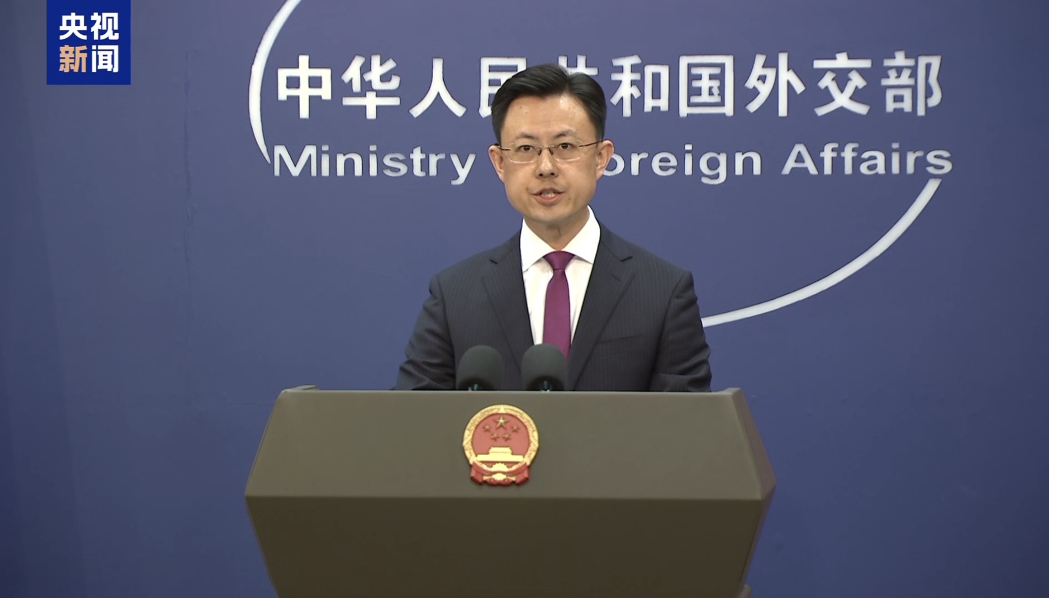 Chinese Foreign Ministry spokesperson Guo Jiakun answers questions at a regular press briefing on May 12, 2026. /CMG