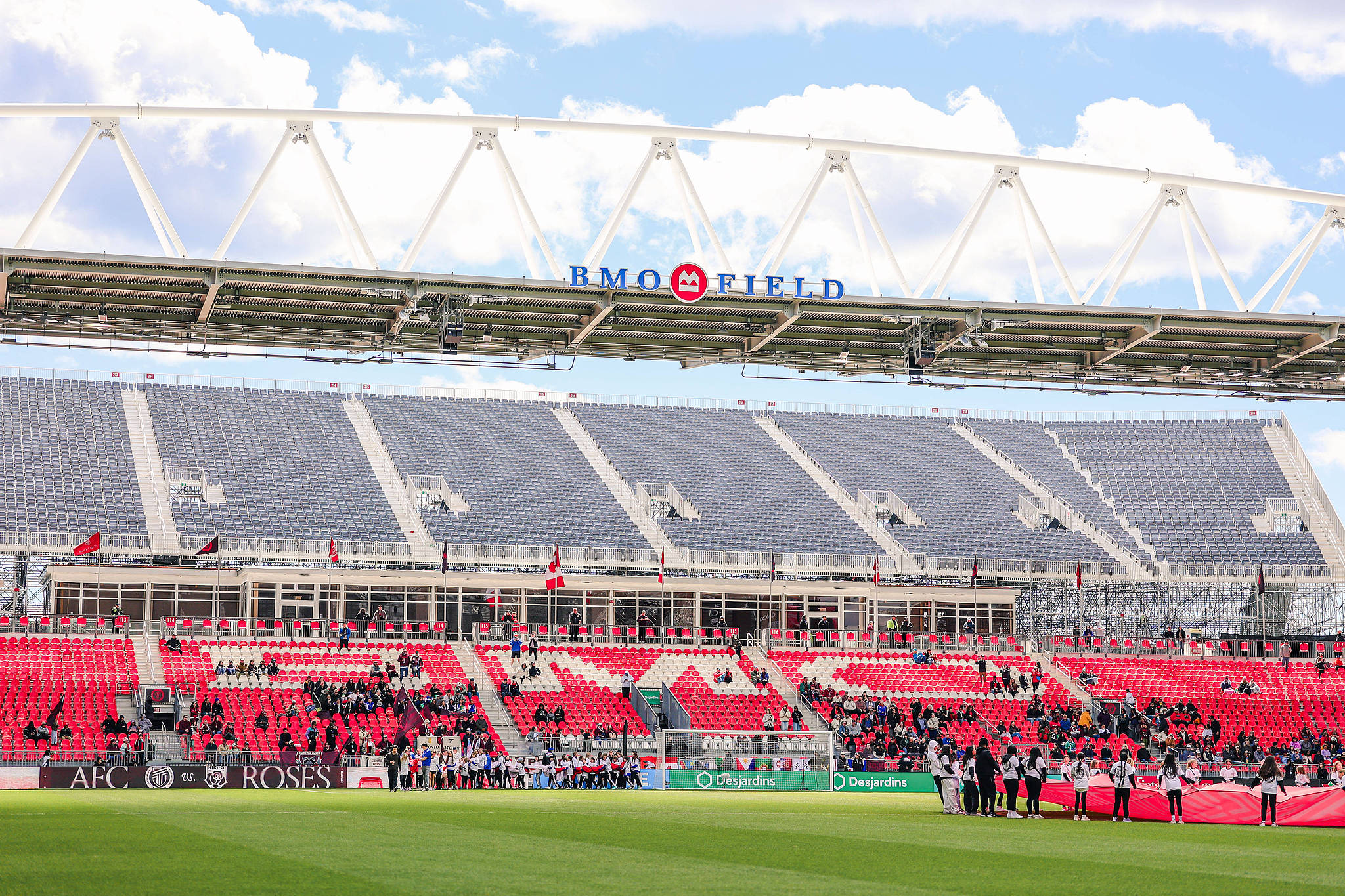 A general view of BMO Field (which will be known as Toronto Stadium during the 2026 FIFA World Cup) ahead of a Northern Super League match between AFC Toronto and Montreal Roses FC in Toronto, Ontario, Canada, May 10, 2026. /VCG
