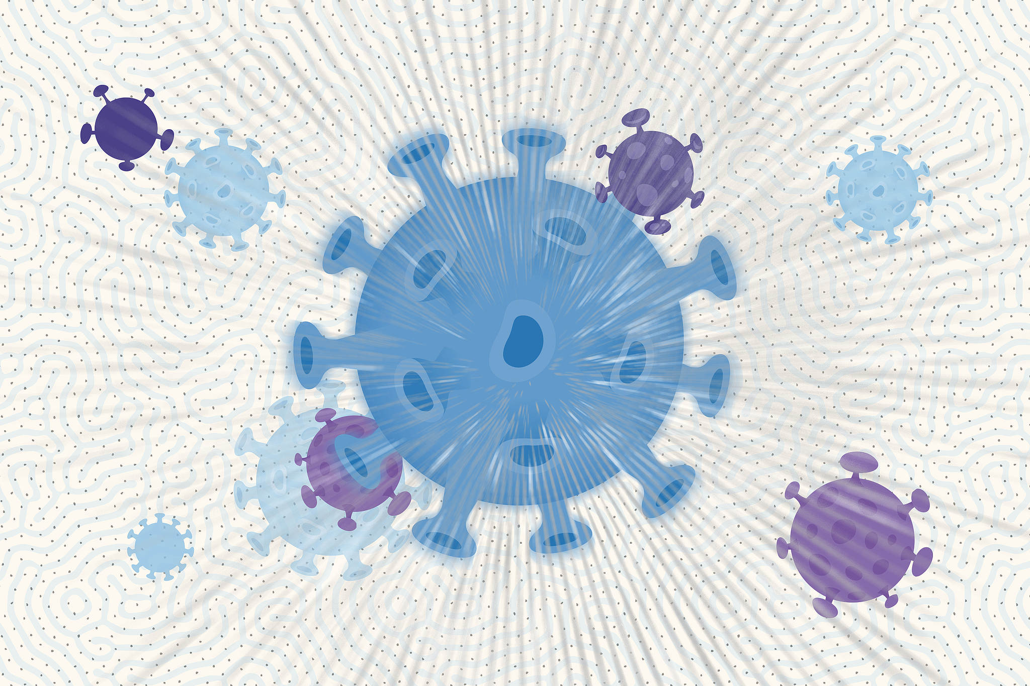 An illustration of the hantavirus pathogen. /VCG