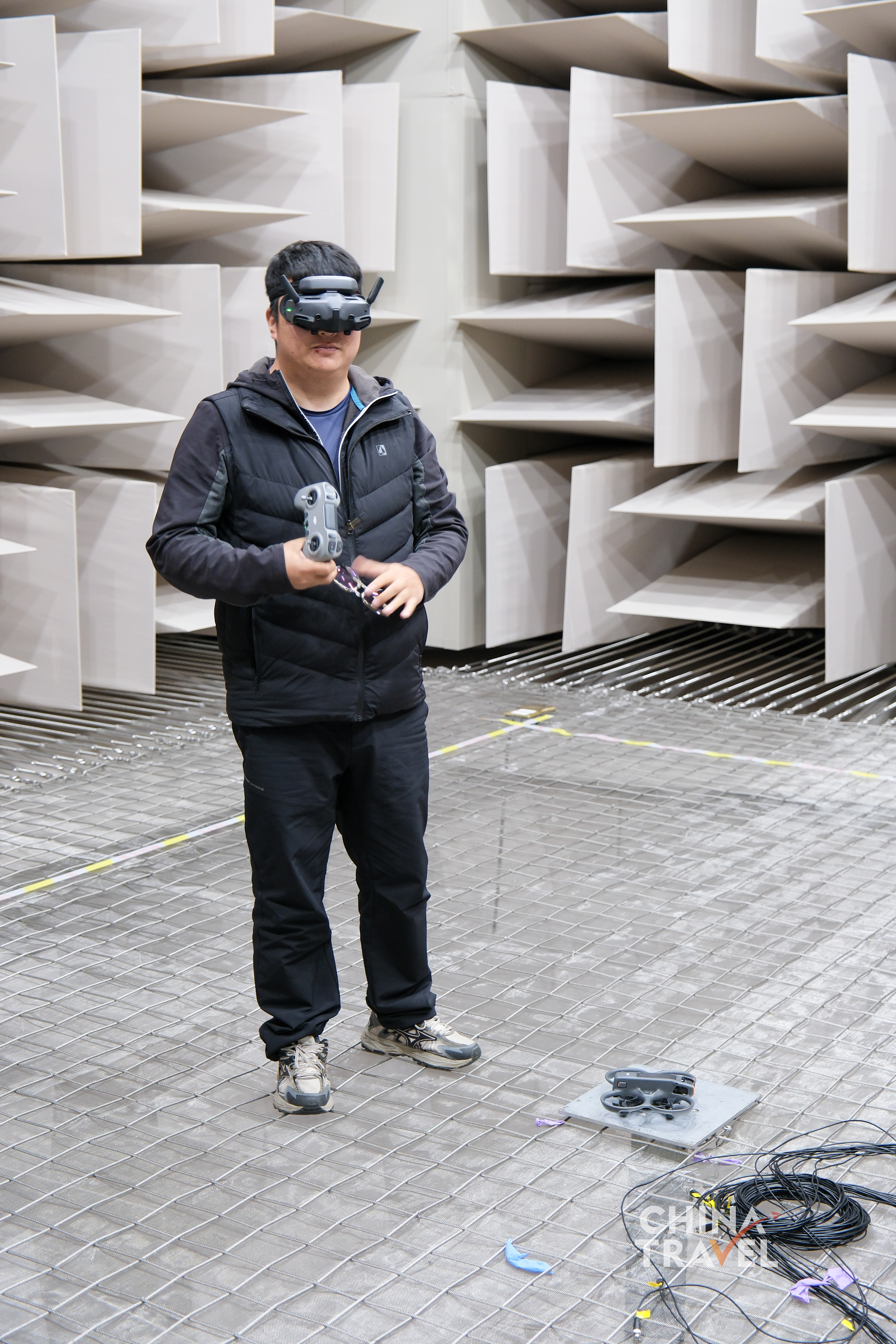 Used for testing and research, the space reveals how sound can be engineered, measured and experienced through design. /CGTN
