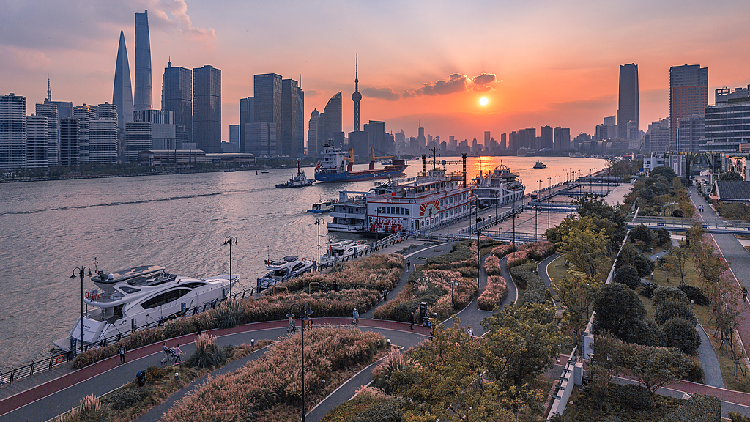 Live: Dazzling nightscape at Shanghai's Yangpu Riverside – Ep. 3